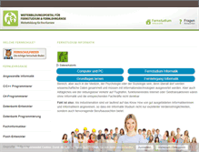 Tablet Screenshot of it-fernstudium-informatik.de